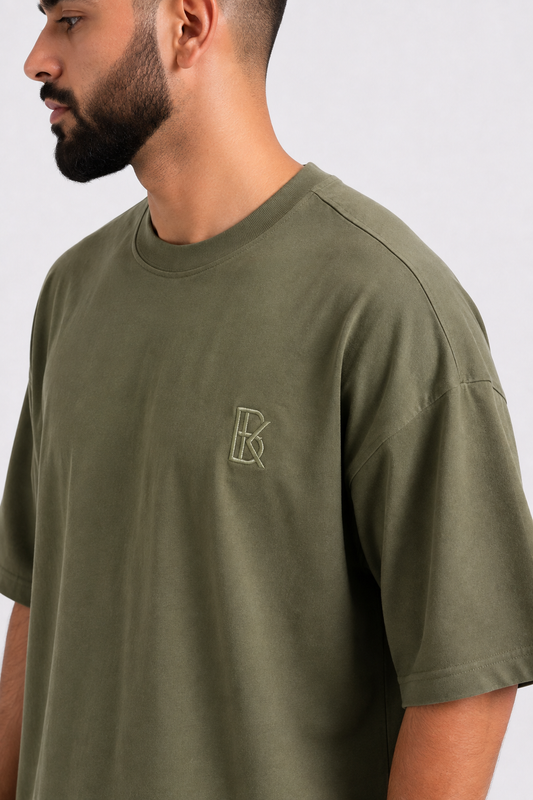 Basic Crew Neck Mid Season Oversized T-Shirt