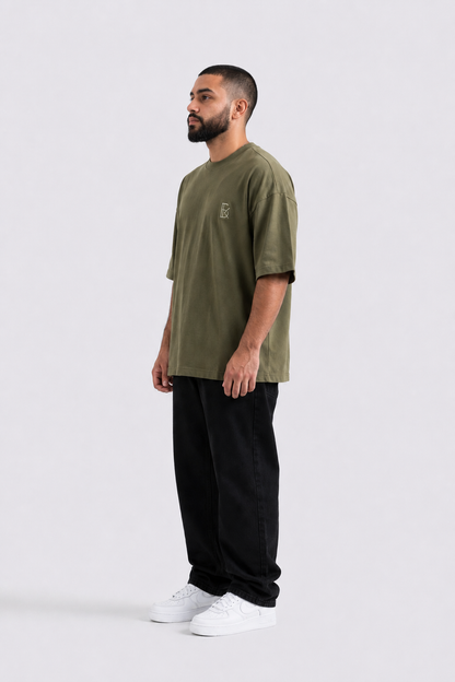 Basic Crew Neck Mid Season Oversized T-Shirt
