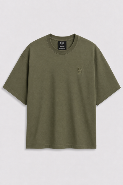 Basic Crew Neck Mid Season Oversized T-Shirt