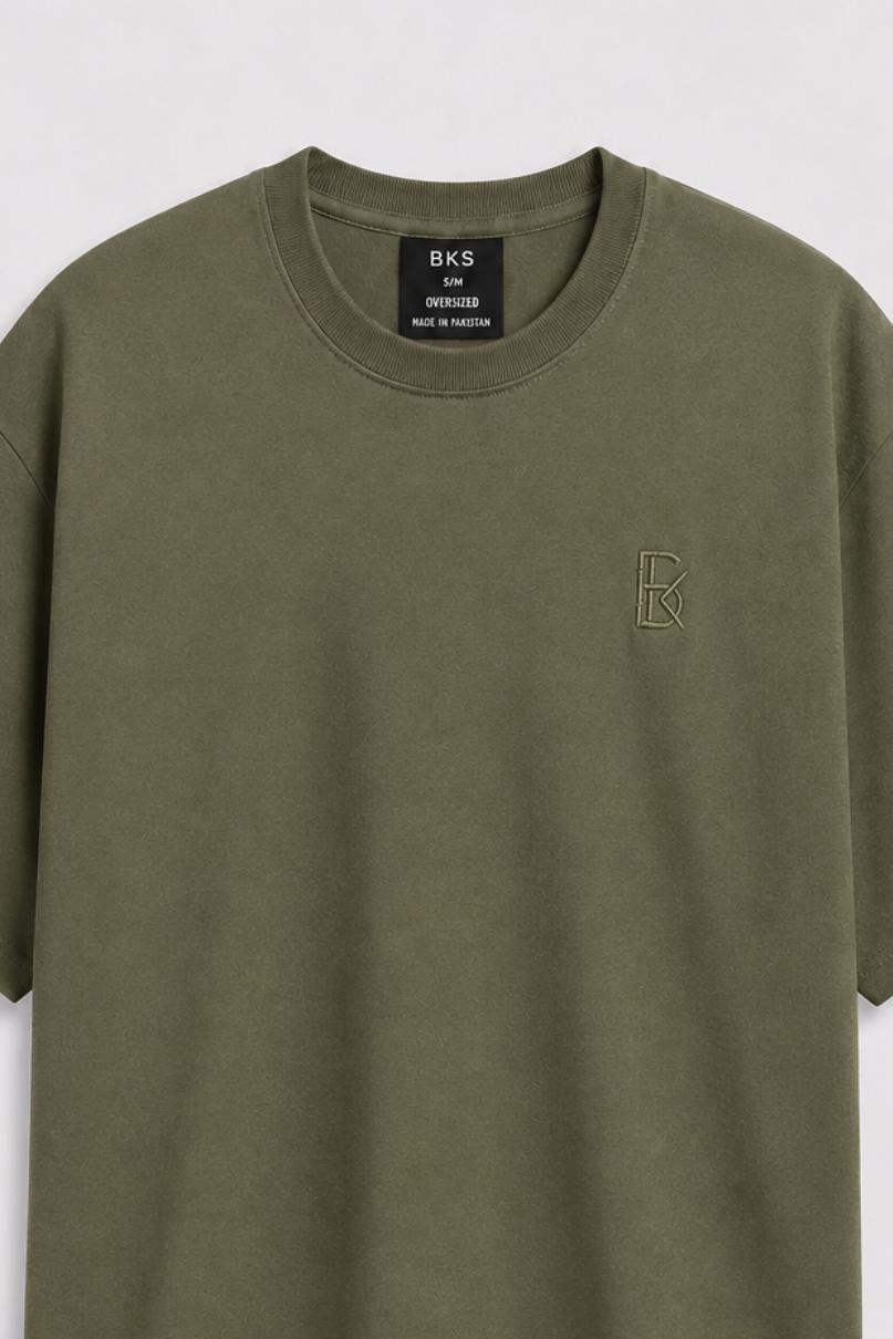 Basic Crew Neck Mid Season Oversized T-Shirt