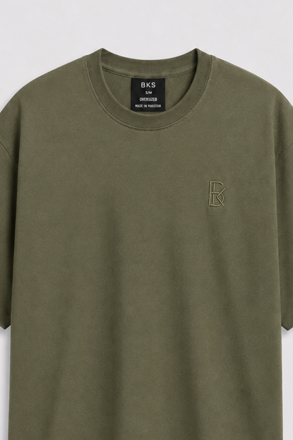 Basic Crew Neck Mid Season Oversized T-Shirt