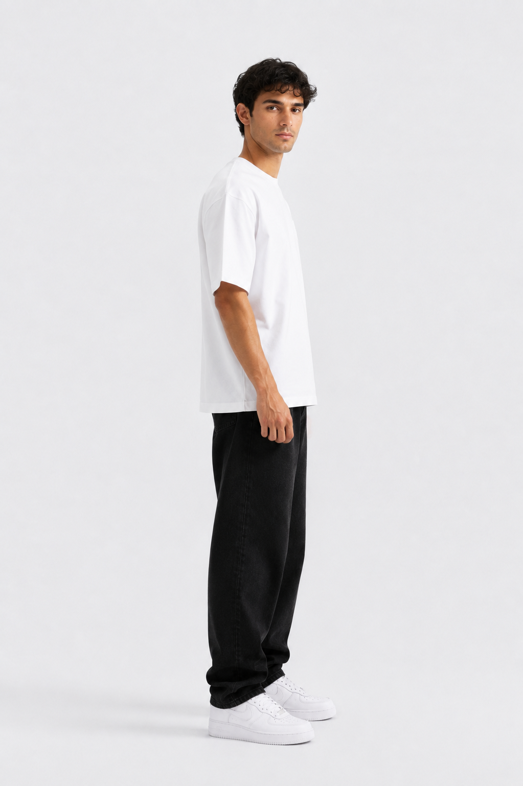 Basic Crew Neck Mid Season Oversized T-Shirt